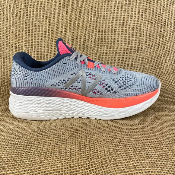 🛑SOLD🛑New Balance Running Shoes Fresh Foam More Gray Coral  Sneakers  Size 8 - Picture 5 of 8